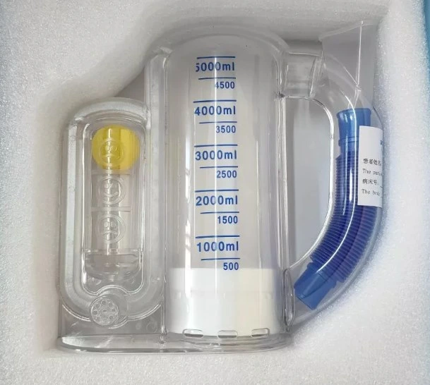 High Quality China Factory Price Medical Assistance Portable Incentive Spirometer Breath Lung Breathing Exerciser Trainer