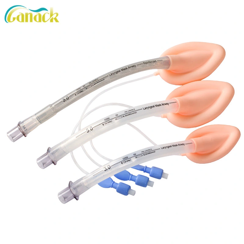 Ce ISO Approval Medical Disposable Reinforced Silicone Laryngeal Mask Airway