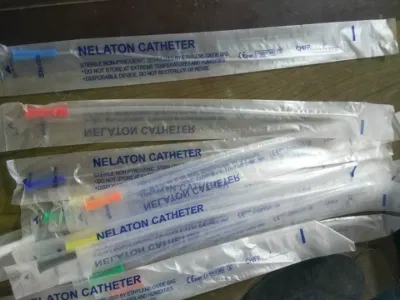 엑스레이가 있거나 없는 일회용 의료 PVC Nelaton 카테터